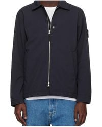 Stone Island - Compass Patch Zip-Up Jacket - Lyst