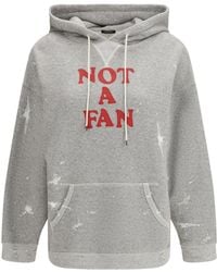 R13 - Distressed Effect Not A Fan Hoodie - Lyst