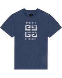 Givenchy - Faded 4G Logo Printed Crewneck T-Shirt - Lyst