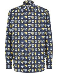 Fendi - Shirt With Banners - Lyst