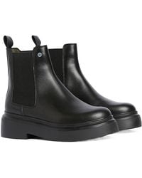 Barbour - Solid Color Ankle Boots - Lyst