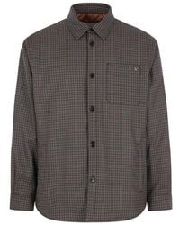 Valentino - Logo Plaque Button-Up Jacket - Lyst