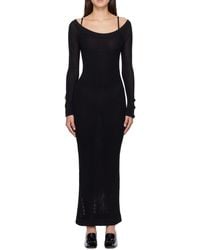 Moschino - Long Sleeve Round Neck Dress - Lyst