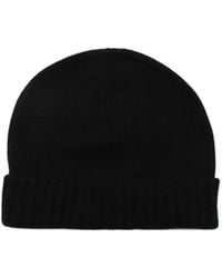 Malo - Fine-Knit Turn-Up Brim Beanie - Lyst