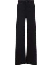 Lemaire - Logo Patch Wide-Leg Jeans - Lyst