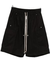 Rick Owens - Drawstring Zipped Cargo Shorts - Lyst
