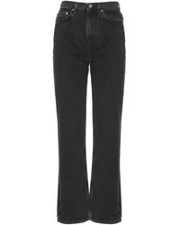 Loulou de Saison - High-Rise Straight-Leg Jeans - Lyst