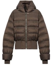 Rick Owens - Hooded Puffer Down Jacket - Lyst