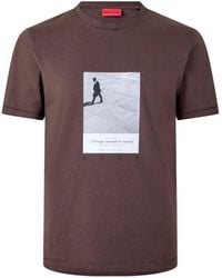 BOSS - Crew Neck Short-Sleeve T-Shirt - Lyst