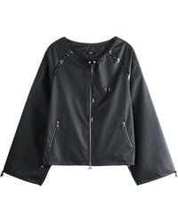 THUG CLUB - Logo-Detail Zip-Up Jacket - Lyst