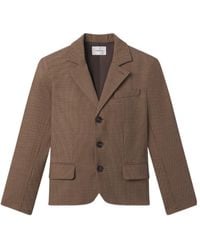 FRAME - The Plaid Smart Blazer - Lyst