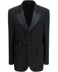 Balenciaga - Wrap Tuxedo Jacket - Lyst