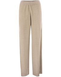 Fabiana Filippi - Sequin-Knit Casual Trousers - Lyst