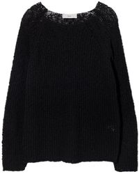 DUNST - Open-Knit Sweater - Lyst