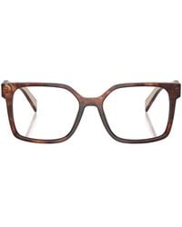 Prada - Eyewear Rectangular Frame Glasses - Lyst