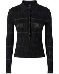 Pinko - Long-Sleeved Polo Shirt - Lyst