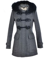 Burberry - Hooded Overcoat - Lyst