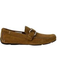 Ferragamo - Logo Buckle Business Casual Shoes - Lyst