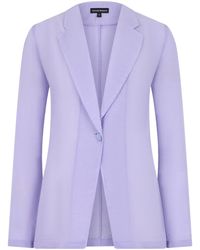 Emporio Armani - Single-Breasted Blazer - Lyst