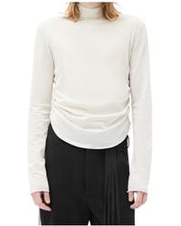 Ann Demeulemeester - Lenart Mock-Neck Long-Sleeve Top - Lyst