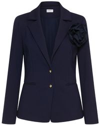 Marella - Slim-Fit Jersey Blazer - Lyst