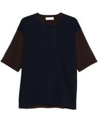 Lanvin - Short-Sleeve Colour-Block T-Shirt - Lyst