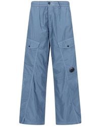 C.P. Company - Wide-Leg Casual Trousers - Lyst