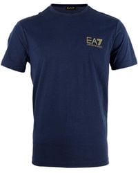 EA7 - Logo Printed T-Shirt - Lyst