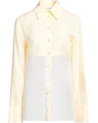 Sportmax - Solid Color Chiffon Blouse - Lyst