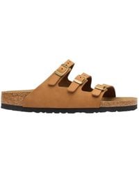 Birkenstock - Florida Fresh Triple-Strap Slides - Lyst