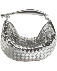Bottega Veneta - Woven Detail Small Handbag - Lyst