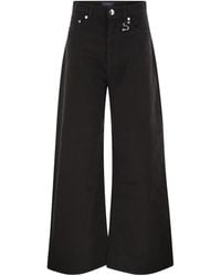 Sportmax - Spdsiamese Wide Leg Jeans - Lyst