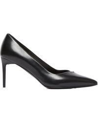 Max Mara - Nappa Leather Court Shoes - Lyst