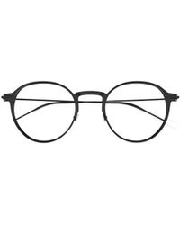 Montblanc - Eyewear Round Frame Glasses - Lyst