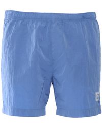 C.P. Company - Elasticated Waistband Swim Shorts - Lyst