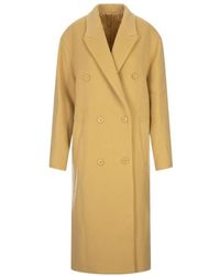 Isabel Marant - Theodore Double-Breasted Mid-Length Coat - Lyst