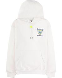 CASABLANCA - Tennis Club Graphic Hoodie - Lyst