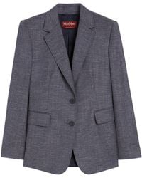 Max Mara - Studio Hodeida Single-Breasted Blazer - Lyst