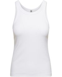 TOTEME - Totême Espera Ribbed Tank Top - Lyst