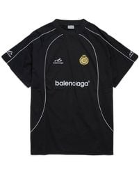 Balenciaga - Soccer Oversized T-Shirt - Lyst