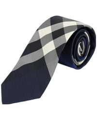 Burberry - Checked Pointed-Tip Tie - Lyst