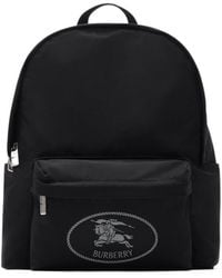 Burberry - Logo Printed Orkney Backpack - Lyst