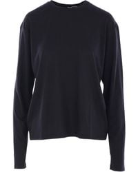 TOTEME - Totême Long-Sleeved Crewneck T-Shirt - Lyst
