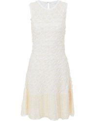 Chloé - Chloé Lace Detailed Flared Mini Dress - Lyst