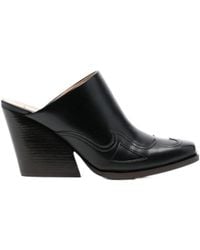 Stella McCartney - Square-Toe Slip-On Mules - Lyst
