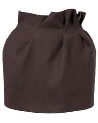 Magda Butrym - Linen Miniskirt - Lyst