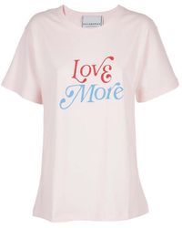 Philosophy Di Lorenzo Serafini - Slogan Printed Short-Sleeved T-Shirt - Lyst