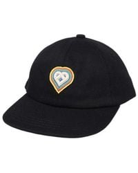 CASABLANCA - Heart Embroidered Baseball Cap - Lyst