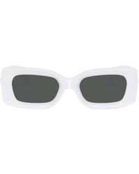 Versace - Rectangle-Frame Sunglasses - Lyst