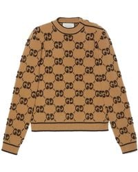 Gucci - Gg Bouclé Jacquard Jumper - Lyst